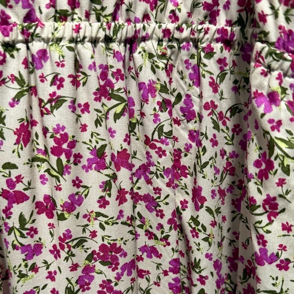 Time and Tru Floral Maxi Dress in Pink and Cream - Picture 3 of 5